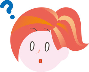 女性　顔　表情