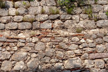 old masonry stone wall, background, Montenegro