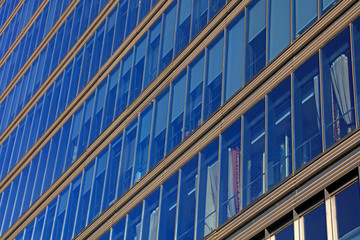 glass windows in commercial building