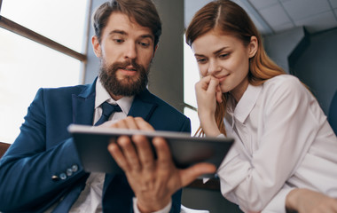 business people working in office