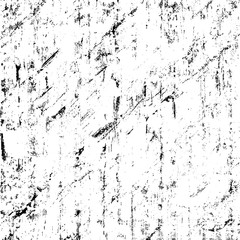 Urban grunge background black and white. Vector template of old vintage texture. Abstract pattern of dirt, dust, cracks