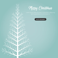 Christmas greeting cards. Winter holiday card design. Vector EPS 10 