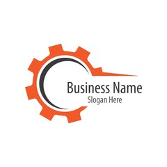 Gear logo vector icon
