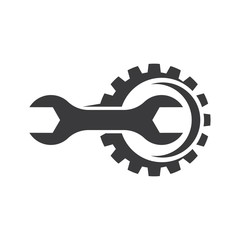 Gear logo vector icon