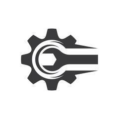 Gear logo vector icon