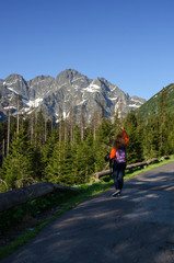 Fototapeta premium Mountains are a great trekking holiday