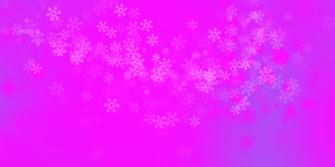 Fototapeta na wymiar white bokeh blur background / Circle light on purple background / abstract light background