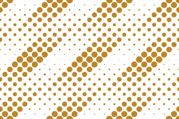 Tapeten Polka Dots Muster Luxus golden nahtlos auf weißem Hintergrund. Vektor abstraktes Design. © Nucharin