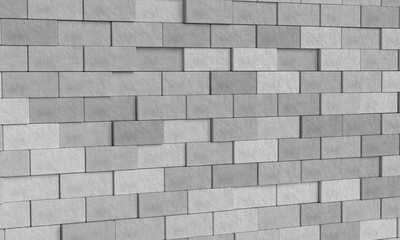 Concrete wall. 3d illustration