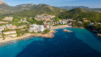 the Bay of Paguera, Majorca Spain