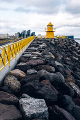 Leuchtturm Reykjavik, Island