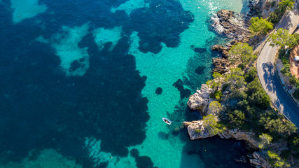 the Bay of Cala Fornells, Mallorca Spain