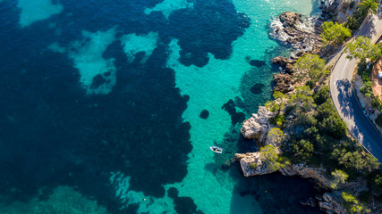 the Bay of Cala Fornells, Mallorca Spain