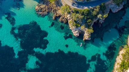 the Bay of Cala Fornells, Mallorca Spain