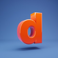 Lush Lava 3d letter D lowercase