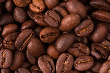 roasted coffee beans, can be used as background
