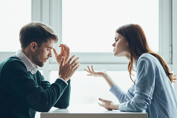 business people shaking hands finishing up meeting