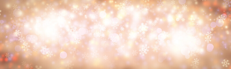 Golden Xmas light blurred abstract background. bokeh christmas blurred beautiful shiny Christmas lights