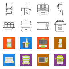 Vector illustration of tool and equipment logo. Collection of tool and domestic stock symbol for web.