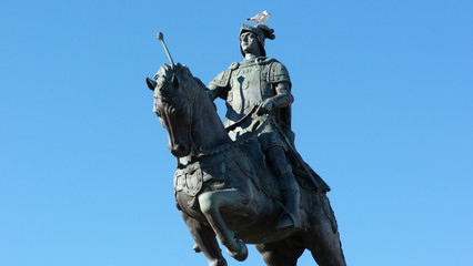 Fototapeta na wymiar King João I Statue