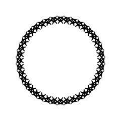 Rounded frame simple black white stamp put text decor vintage theme simple single. Part Art web sign lace icon style copy space blank empty card label badge Kite rays oval wave curl shape swirl lines