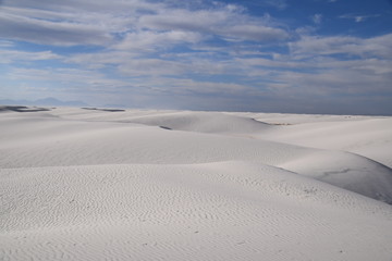 Fototapeta na wymiar White Sands National Monument, New Mexico, United States