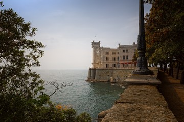 Castle on the shore near Trieste