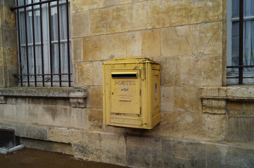 mailbox on wall in France