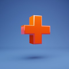 Obraz premium Lush Lava 3d plus symbol