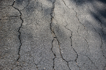 The road surface is scratched - texture background