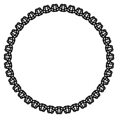 Rounded frame simple black white stamp put text decor vintage theme simple single. Part Art web sign lace icon style copy space blank empty card label badge Kite rays oval wave curl shape swirl lines