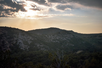 sunset at Big Bend National Park