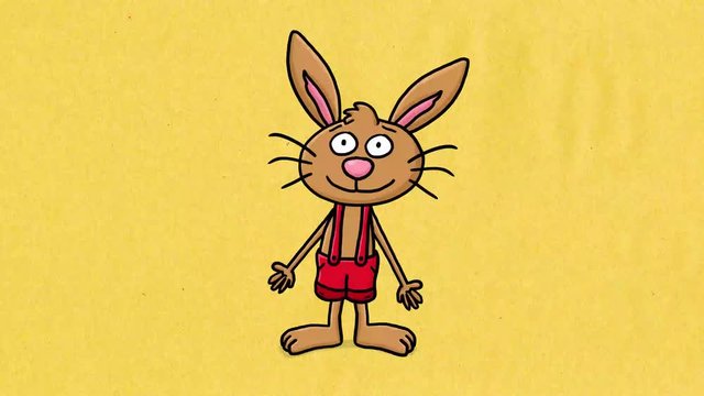 Osterhase Cartoon Animation