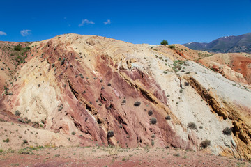 altai canyon steppe and rocks