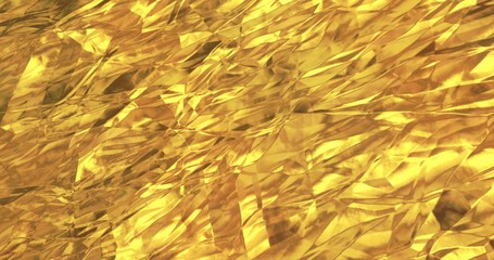 Golden foil background. Gold texture 3D rendering image 3D rendering