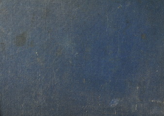 Old blue cloth texture background, book cover