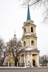 Fototapeta na wymiar Church of Ascension on Gorokhovo Pole in Moscow