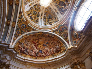 Inside of the Catedral de Burgos on the road to Santiago de Compostela, Camino de Santiago, Way of...