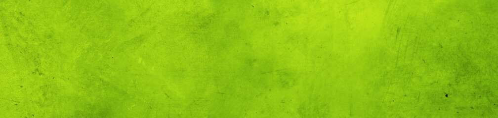 Wide green concrete textured wall banner
