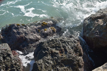 rocks in the sea