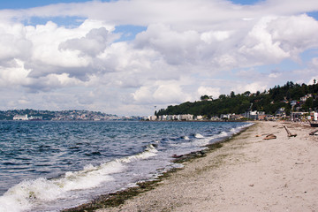 beach and sea