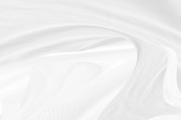 soft light fabric abstract smooth curve shape decorative fashion white background