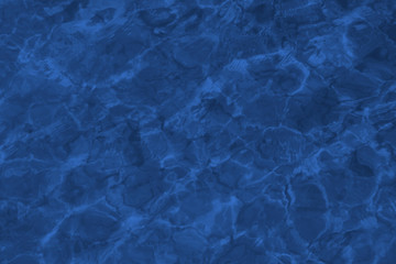 Background blue water surface