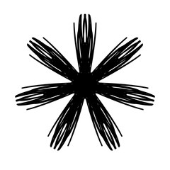 New ink Abstract circle pattern mandala flower floral petal stack. zentangl spirograph modern circular pattern geometric tribal lace motif black white. single art mehendi. Digital textile frame stamp