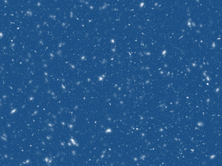 Blue abstract snow winter background.