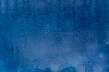 Abstract blue watercolor background. Inspired by the color of 2020. 