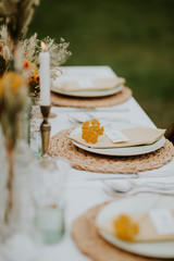 Décoration de mariage authentique 