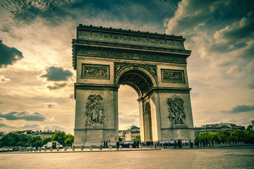 Fototapeta premium arch of triumph in paris