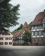 Naklejka premium Weltkulturerbe Kloster Maulbronn im Naturpark Stromberg Heuchelberg