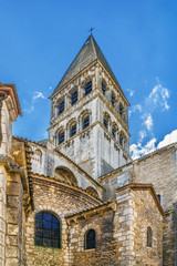 Fototapeta na wymiar Saint Philibert Abbey Church, Tournus, France
